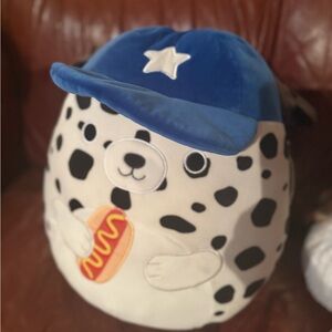 Squishmallows Dalmatian with Blue Hat